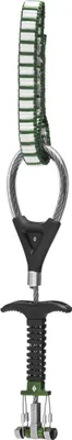 Klemmgerät "Camalot Z4" von Black Diamond; grün und schwarz; mit Sicherungsschlaufe.
