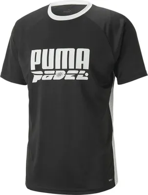 Produktbild von Puma Teamliga Logo Kurzarm-t-shirt Schwarz S Herren Schwarz S