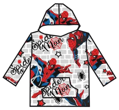 Produktbild von Spiderman Kapuzenponcho Größe XS - L - Polyester