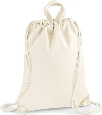 Produktbild von Westford Mill W686 | Gymnastik Beutel Nautical Gymsac - Farbe: Natural - Größe: 37 x 46 cm