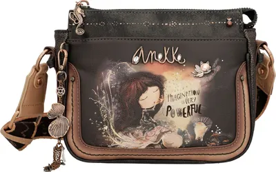 Produktbild von Anekke Umhängetasche Dreamverse 3-Compartment Crossbody Bag Darkbrown dunkelbraun