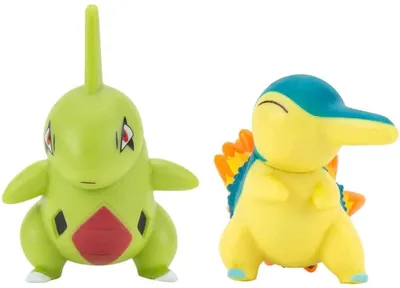 Zdjęcie produktu dla Figurki Pokémon Battle Fala 10 (od 5 do 8 cm) Larvitar + Feurigel