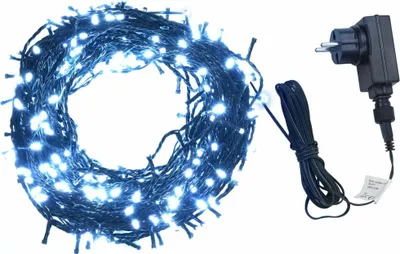 Image de Vidaxl Light Cord 400 LEDs für Innen- und Außerhalb von 40 m kaltem Weiß
