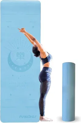Immagine prodotto di Tappetino da yoga antiscivolo estremo, 6 mm, ecologico