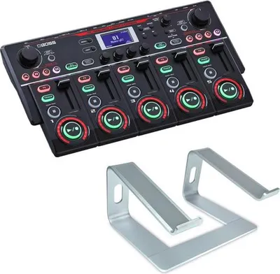 Obrázek produktu pro Boss RC-505 MK II Loop Station se stojanem pro notebook Stříbrná barva