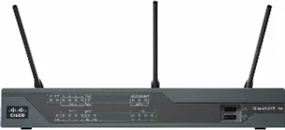 Produktbild von Cisco 892, HSRP, RIP-1, RIP-2, Ethernet, Fast Ethernet, Gigabit Ethernet, IEEE 802.11b, IEEE 802.11g, IEEE 802.11n, Telnet, SNMP 3, HTTP, HTTPS, SSH, L2TP, IPSec, Grau, 0 - 40 °C