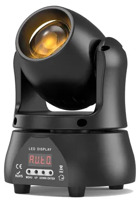 Zdjęcie produktu dla Światło sceniczne z ruchomą głowicą, diody LED RGBW, sterowanie DMX512, wtyczka EU