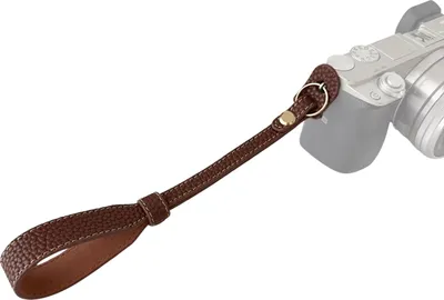 Produktbild von Universelle Kamera-Handschlaufe aus Kunstleder, Handschlaufe fuer Kamera-Armband, Lanyard, Ersatz fuer spiegellose Kameras von Canon und Sony