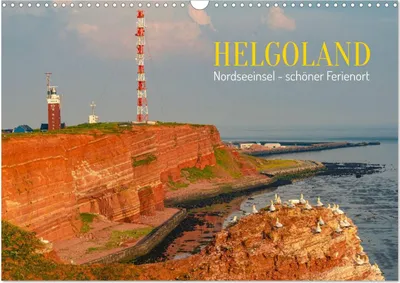 Produktbild von HELGOLAND: Nordseeinsel, schöner Ferienort (Wandkalender 2027 DIN A3 quer), CALVENDO Monatskalender