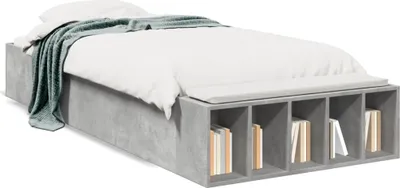 Obrázek produktu pro vidaXL Noční stolek betonový šedý 90x200 cm výrobek z odvozeného dřeva