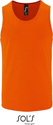 Produktbild von SOLs 02073 | Herren Sports Tank Top Sporty - Farbe: Neon Orange - Größe: L