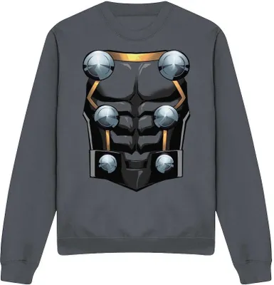 Productafbeelding van Thor - Uni sweatshirt voor heren/dames, model TV3988 (maat L), kleur: antraciet (houtskool)