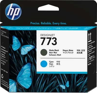 Immagine prodotto di HP 773 Testina Stampante Nero Opaco Ciano