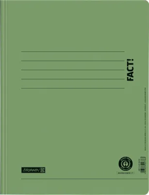 Produktbild von Schnellhefter Fact! A4 Recycling grün Packung mit 25 Stück