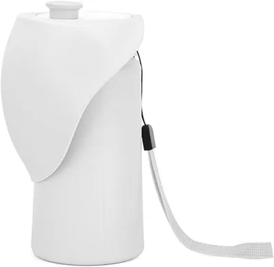 Obrázok produktu pre Prenosná Skladacia Fľaša na Vodu 550 ml, Neprepúšťajúca, Silikón, Pre Psov, Na Turistiku