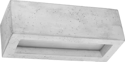 Produktbild von Wandleuchte VEGA 30 Beton 1xE27 15W Beton/Glas 10x12x30cm Sollux Lighting