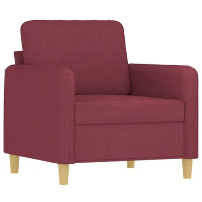 Produktbild von vidaXL Sessel Weinrot 60 cm Stoff