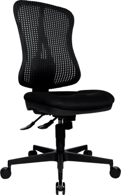 Produktbild von Bürodrehstuhl Head Point SY ohne Armlehnen - schwarz Sicherheitsdoppelrollen für.