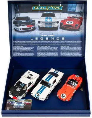 Produktbild von Scalextric 56004619A - 1:32 Ken Miles Triple Pack - Neu