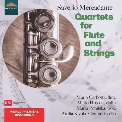 Obrázek produktu pro Saverio Mercadante (1795-1870): Flötenquartette Nr.1 & 2 (G-Dur & F-Dur) -   - (CD / F)