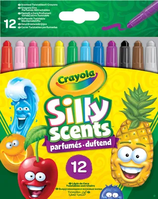 Obrázok produktu pre Crayola - Sillyscents 12x Twist Wax Peruzka