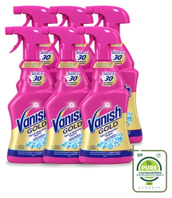 Produktbild von 6 x Vanish Oxi Action Gold Fleckenentferner-Spray für Teppiche 500 ml - Großpackung - 6 Stücke