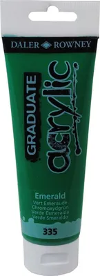 Productafbeelding van Daler Rowney Graduate Acrylverf, 120 ml, Smaragdgroen