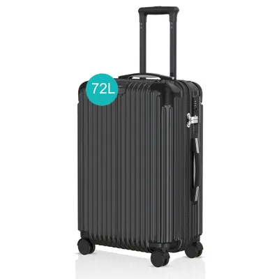 Image de Voyagoux® - Valise Medium - 72L - Valises - Valise à roulettes - Noir - Serrure TSA