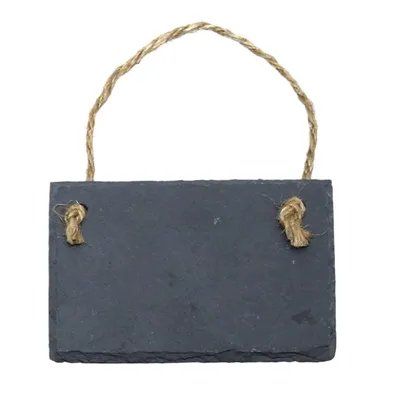 Produktbild von Esschert Design Schiefer Pflanzschild Rechteckig L 12 x 8,2 cm