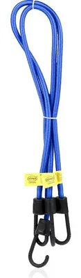 Image de HEYNER® tendeur de bagages, set de 2 tendeurs de 40cm jaune Sangles de serrage Expander avec crochets réglables & extensibles - pour voiture vélo moto meubles & transport