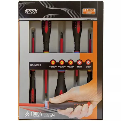 Immagine prodotto di BAHCO set di cacciaviti ergonomici da 5 pezzi BE-9882S