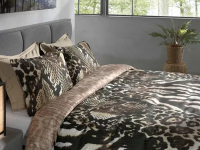 Produktbild von Heckettlane Multi Bettbezug Raissa - 135x200 cm + 1 Kissenbezug 80x80 cm - Hergestellt aus 100% Baumwolle-Twill