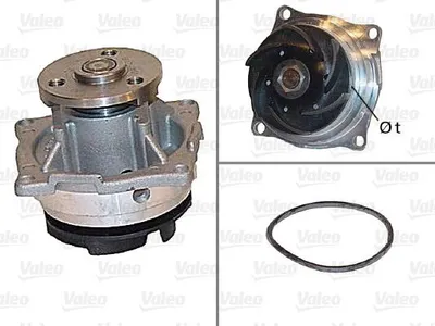Produktbild von VALEO Kühlmittelpumpe Wasserpumpe für FORD FOCUS (DAW, DBW) 506604