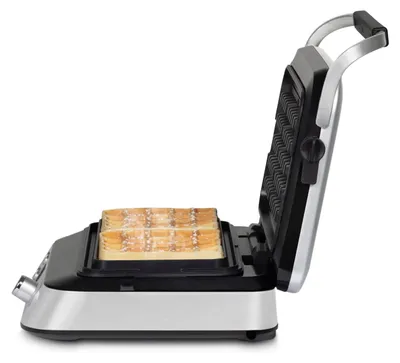 Obrázek produktu pro WËASY GFX800, 2 vafle/vaflí, Čtverec, Černá, Stříbrná, 1600 W, 12 cm, 12,5 cm