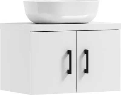Produktbild von ADK Möbel - Hängeschrank, 38,2x50x40,5cm, weiß, mit Waschbecken MARKUS