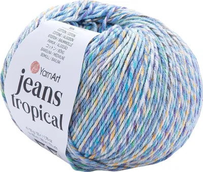 Obrázok produktu pre Yarn Art Jeans Tropical 614 Multi Pletacia priadza