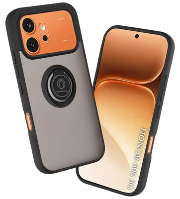 Obrázok produktu pre Techsuit – Ochranné puzdro Glinth pre Honor 600 / 600 Pro – čierna farba