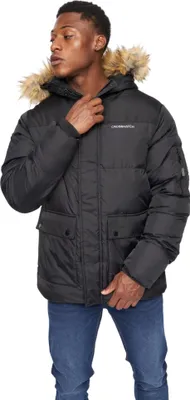 Produktbild von Crosshatch - "Bentlays" Jacke mit Kapuze für Herren BG1791 (XL) (Schwarz)