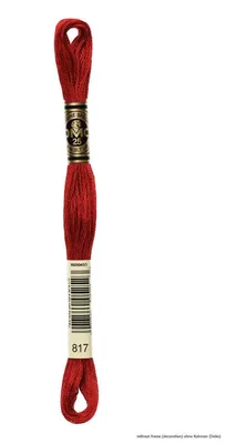 Produktbild von DMC Stickgarn Mouline Special 117MC -817, 6-fädig, 8m