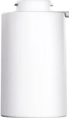 A white cylindrical container with a lid.