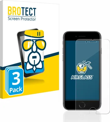Produktbild von 3x BROTECT Schutzglas für Apple iPhone 8 Schutzfolie Panzer Folie Glas Display Schutz klar