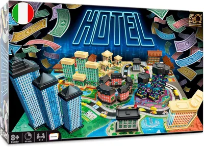 Immagine prodotto di Asmodee Hotel, Gioco da tavolo, Simulazione economica, 8 anni, 40 min