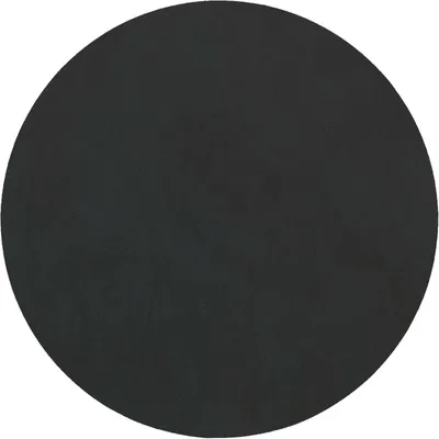 Image de LIND DNA Dessous de verre Nupo - Cuir - Noir - ø 10 cm