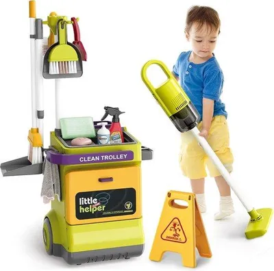 Produktbild von Reinigungskarre - Reinigungswagen - Reinigungssatz - Schleuderkarre - Kinderreinigungskarre