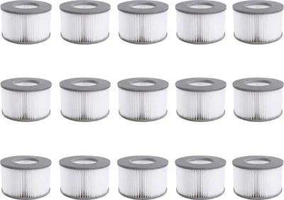 Produktbild von Packung mit 15 Ersatzfilterkartuschen für Mspa aufblasbaren Pool, Whirlpool