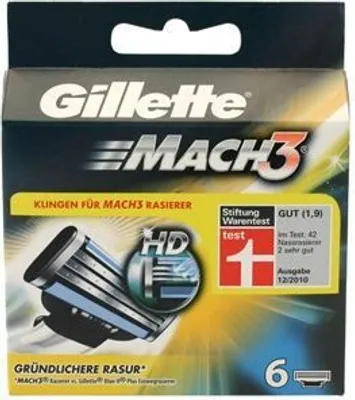 Produktbild von Gillette Mach3 Men, Gillette, ProGlide Gillette BODY MACH3 Turbo, 6 Stück