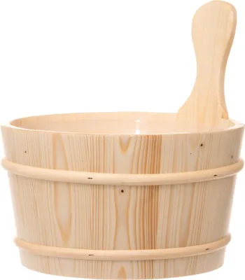 Immagine prodotto di Secchio per sauna in legno con rivestimento in plastica, 4 l