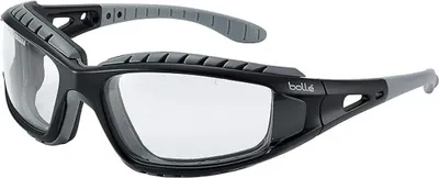 Sicherheitsbrille, Polycarbonat, klar, verstellbar, schwarz