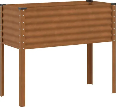 Obrázok produktu pre vidaXL Záhradný kvetináč 100 x 45 x 90 cm Zvetraná oceľ