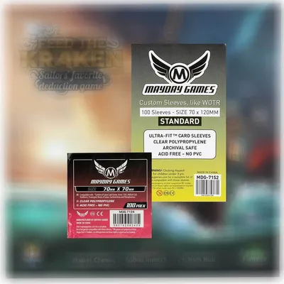 Produktbild von Mayday Standard Sleeves Hüllen 7124 + 7152 Vorteilspack für Feed the Kraken